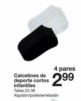 Zeeman Calcetines De Deporte Cortos Infantiles oferta