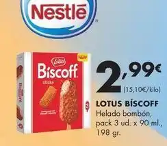 Supermercados Lupa Nestlé - lotus biscoff oferta