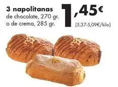 Supermercados Lupa 3 napolitanas oferta