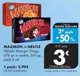 Supermercados Lupa Nestlé - maxibon de nestle oferta