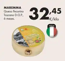 Supermercados Lupa Queso pecorino toscano d.o.p oferta
