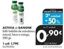 Supermercados Lupa Danone - activia oferta