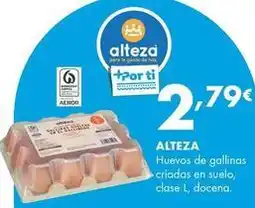Supermercados Lupa Alteza - huevos de gallinas criadas en suelo, clase l, docena oferta