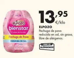 Supermercados Lupa Elpozo - pechuga de pavo reducida en sal, sin grasa oferta