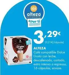 Supermercados Lupa Alteza - café compatible dolce gusto con leche oferta