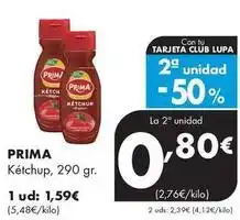Supermercados Lupa Prima - ketchup oferta