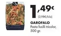 Supermercados Lupa Garofalo - pasta fusilli tricolor oferta
