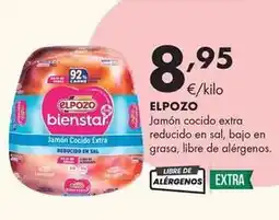 Supermercados Lupa Elpozo - jamon cocido extra reducido en sal oferta