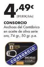 Supermercados Lupa Consorcio - anchoas del cantabrico en aceite de oliva serie oro oferta