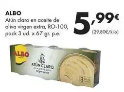 Supermercados Lupa Albo - atun claro en aceite de oliva virgen extra oferta