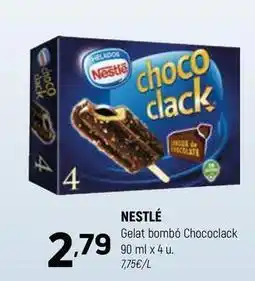 Coviran Nestlé - gelat bombo chococlock oferta
