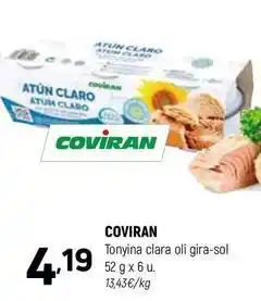 Coviran Coviran - tonyina clara oli gira-sol oferta
