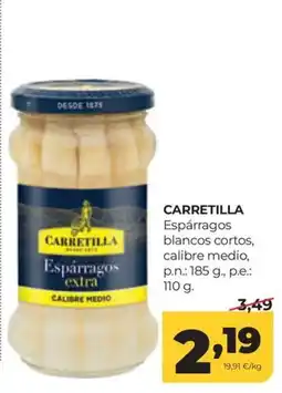Alimerka Carretilla espárragos extra oferta