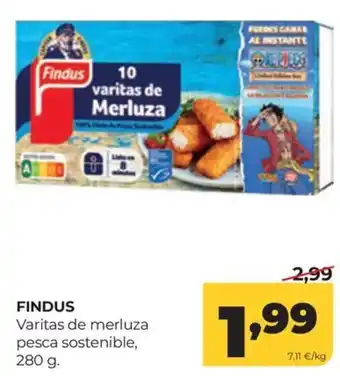 Alimerka Findus varitas de merluza oferta