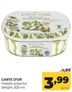 Alimerka Carte d'or helado pistacho delight oferta