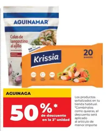 Alimerka Aguinamar colas de langostino al ajillo oferta