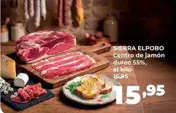 Alimerka sierra elpobo centro de jamón duroc 55% oferta