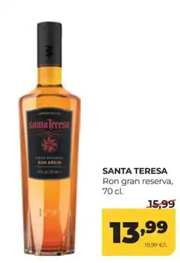 Alimerka Santa teresa ron gran reserva oferta