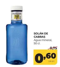 Alimerka Solán de Cabras agua mineral oferta