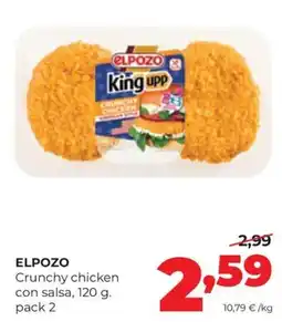 Alimerka Elpozo crunchy chicken con salsa oferta