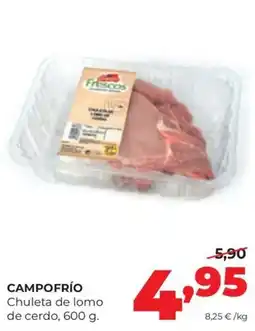 Alimerka Campo Frío chuleta de lomo de cerdo oferta