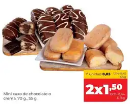 Alimerka Mini xuxo de chocolate o crema oferta