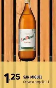 Coviran San miguel - cervesa ampolla oferta