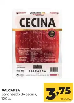 Alimerka Palcarsa loncheado de cecina oferta