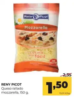 Alimerka Reny Picot queso rallado mozzarella oferta