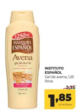Alimerka Instituto Español gel de ducha avena oferta