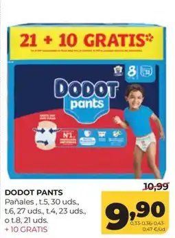 Alimerka Dodot pants oferta