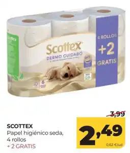 Alimerka Scottex papel higiénico seda oferta