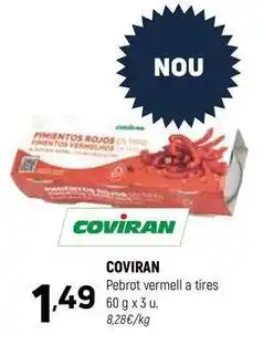 Coviran Coviran - pebrot vermell a tires oferta
