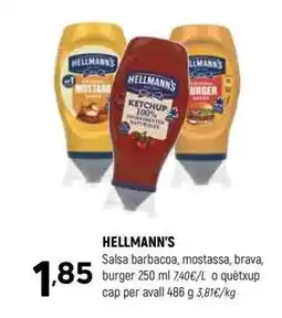 Coviran Hellmann's - salsa barbacoa oferta