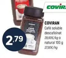 Coviran Coviran - cafe soluble descafeinat o natural oferta