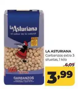 Alimerka La asturiana - garbanzos extra 3 siluetas oferta