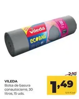 Alimerka Vileda - bolsa de basura conautocierre oferta