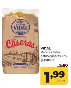 Alimerka Vidal - patatas fritas estilo caseras oferta
