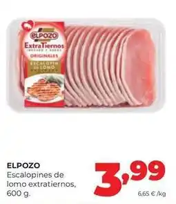 Alimerka Elpozo - escalopines de lomo extratiernos oferta