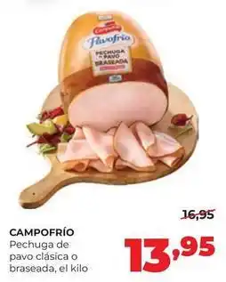 Alimerka Campofrío - pechuga de pavo clasica o braseada oferta