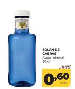 Alimerka Solán de cabras - agua mineral oferta