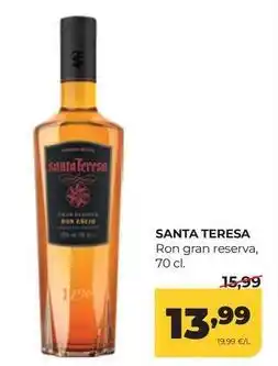 Alimerka Santa teresa - ron gran reserva oferta