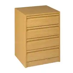 BricoCentro Cajónera 4 cajónes - roble 19mm 72x50x45cm oferta