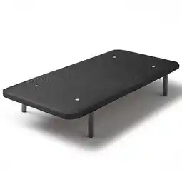 BricoCentro Base tapizada - + 4 patas gris 36x90x190cm oferta