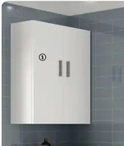BricoCentro Ar Armario de colgar, 2 puertas oferta