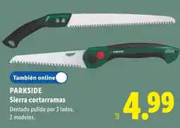 Lidl Parkside sierra cortarramas oferta