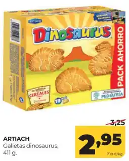Alimerka Artiach galletas dinosaurus oferta