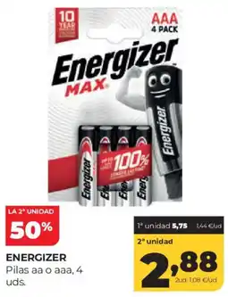 Alimerka Energizer pilas aa o aaa oferta
