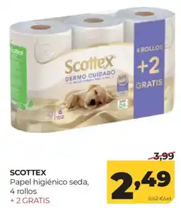 Alimerka Scottex papel higiénico seda oferta