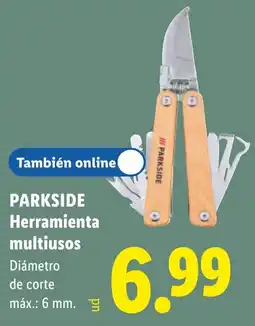 Lidl Parkside herramienta multiusos oferta
